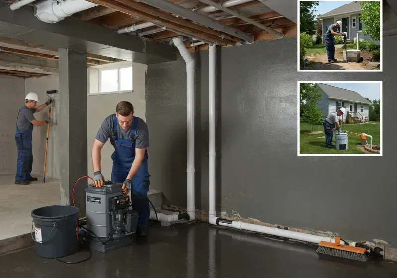 Basement Waterproofing and Flood Prevention process in Johnson, AR